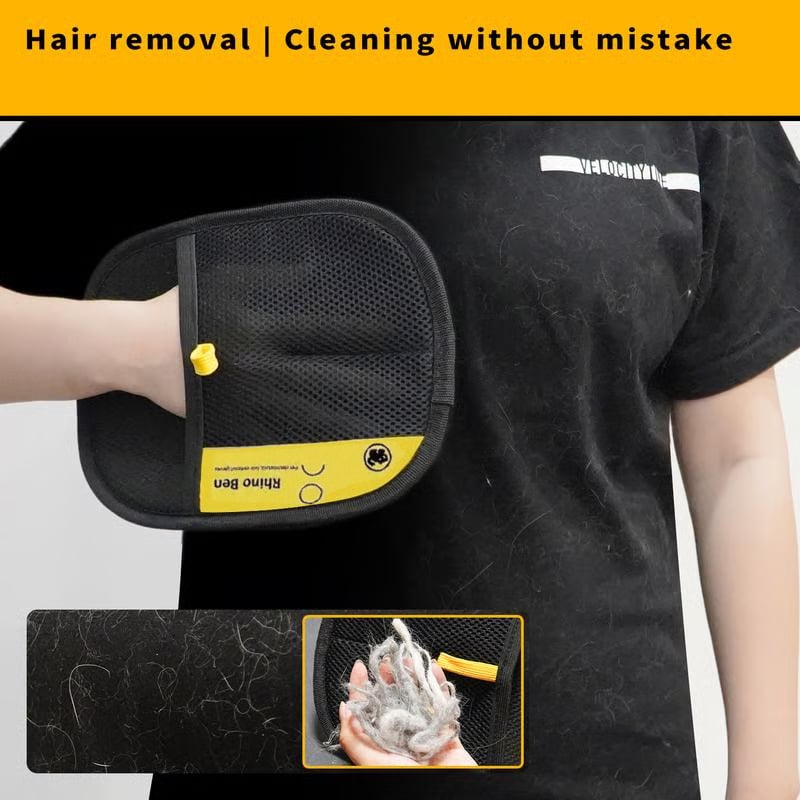 ✨🧤 Easy to use, no mess | Pet hair remover Electrostatic gloves💥