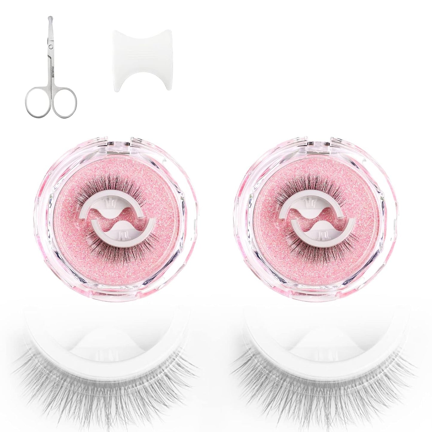 💖👁️ Self-Adhesive Eyelashes – Effortless Glam, No Mess! ✨