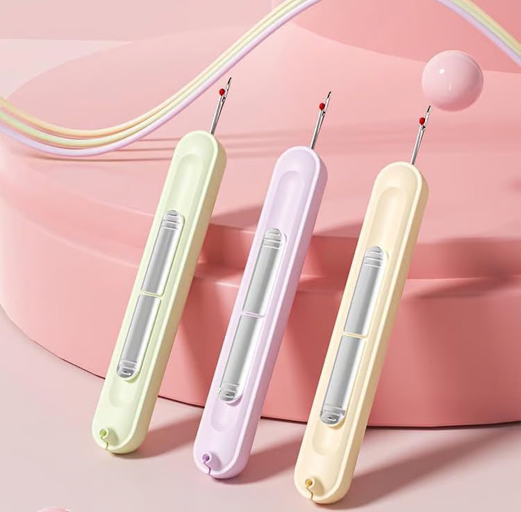 🪡✂️ 2-in-1 Needle Threader & Seam Ripper Tool | Must-Have for Sewing & Stitching Lovers!🧵