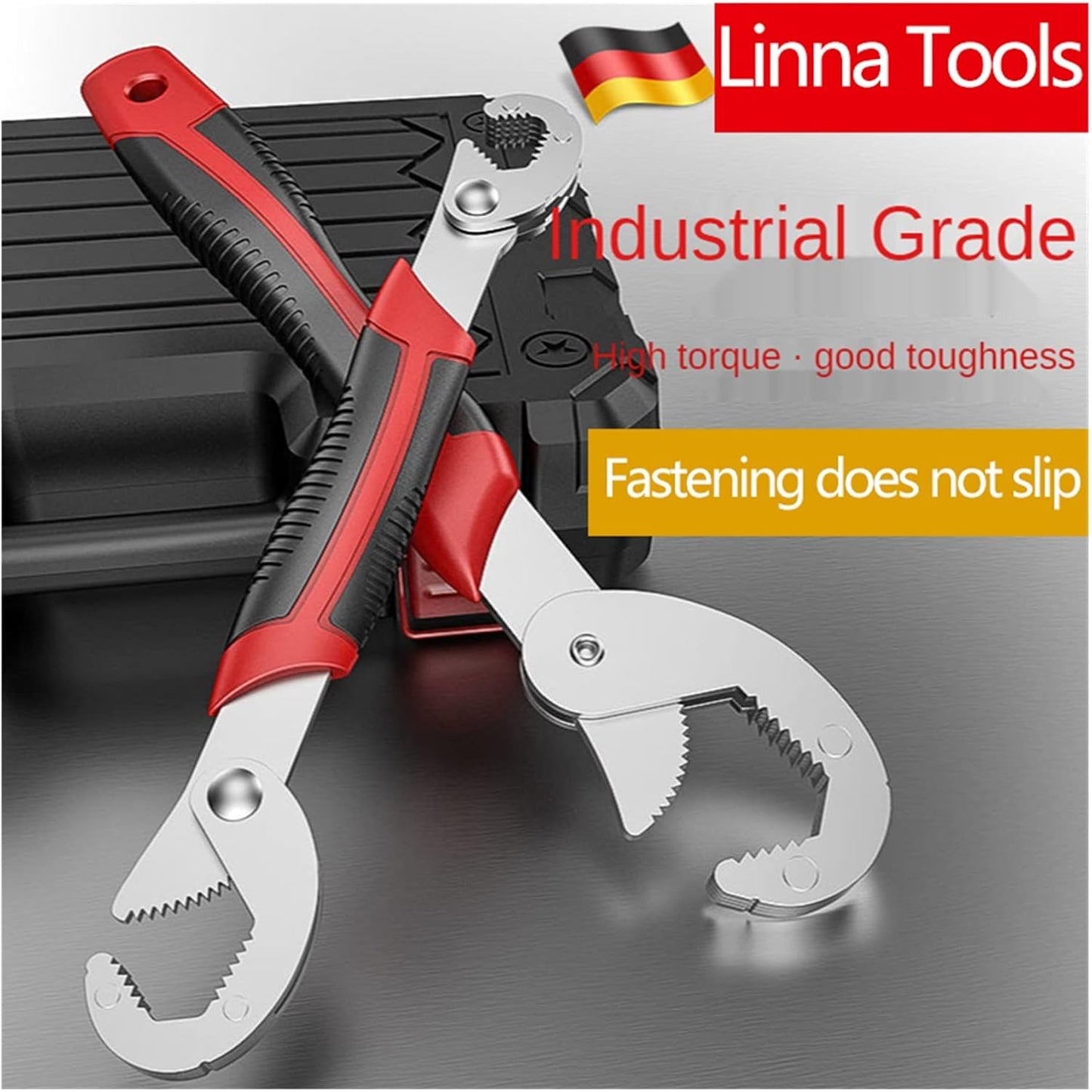 🔧 2-Piece Multi-Purpose Wrench Set 🛠️ | Adjustable Universal Wrenches for Home, Car, and Plumbing Repairs 🚗🚿