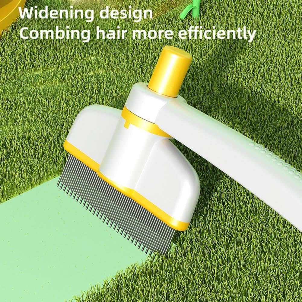 🐾 2025 Upgraded Cat & Dog Grooming Comb 🐶🐱 Say goodbye to fur mess & hello to happy pets! 🎉