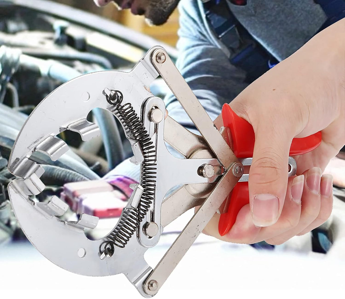 🔧 Automobile Piston Pliers 🚗 | Heavy-Duty Piston Removal Tool for Engine Repair 🛠️💪