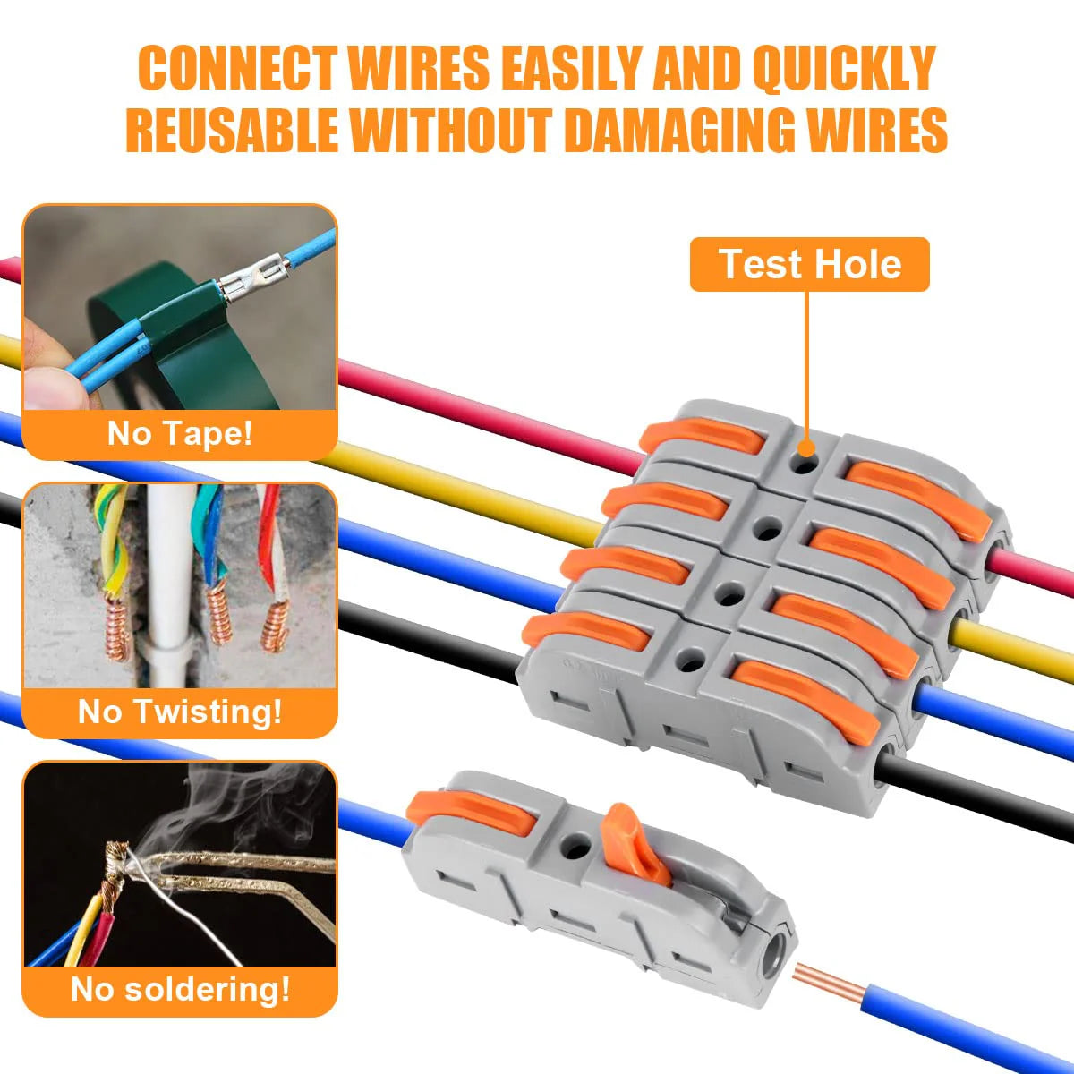 🔌⚡ Quick & Secure Wire Connectors | Easy Electrical Connections for Home & Work