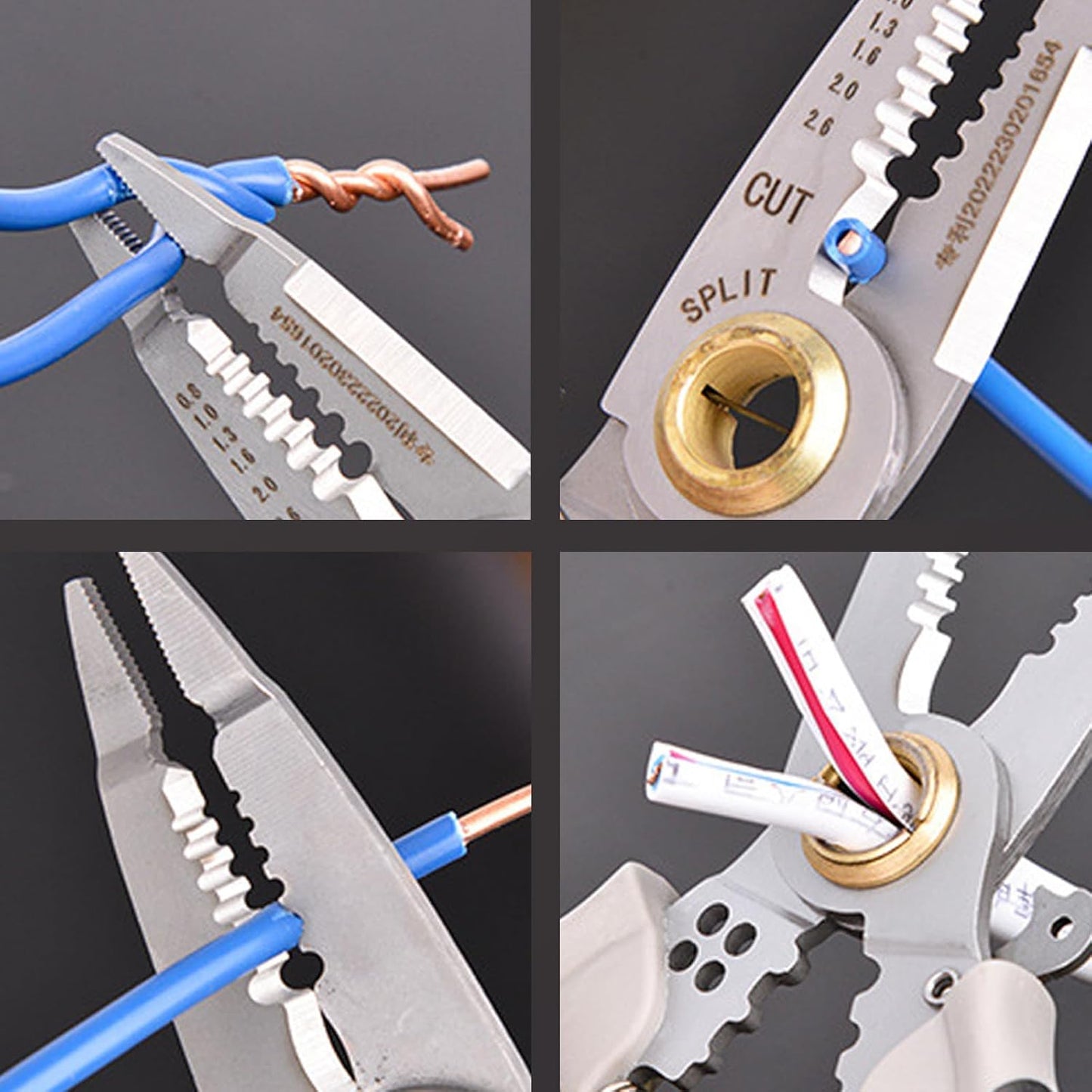 🔧⚡ 7-Inch Professional Wire Stripper & Crimping Tool – Compact & Powerful! 🧰