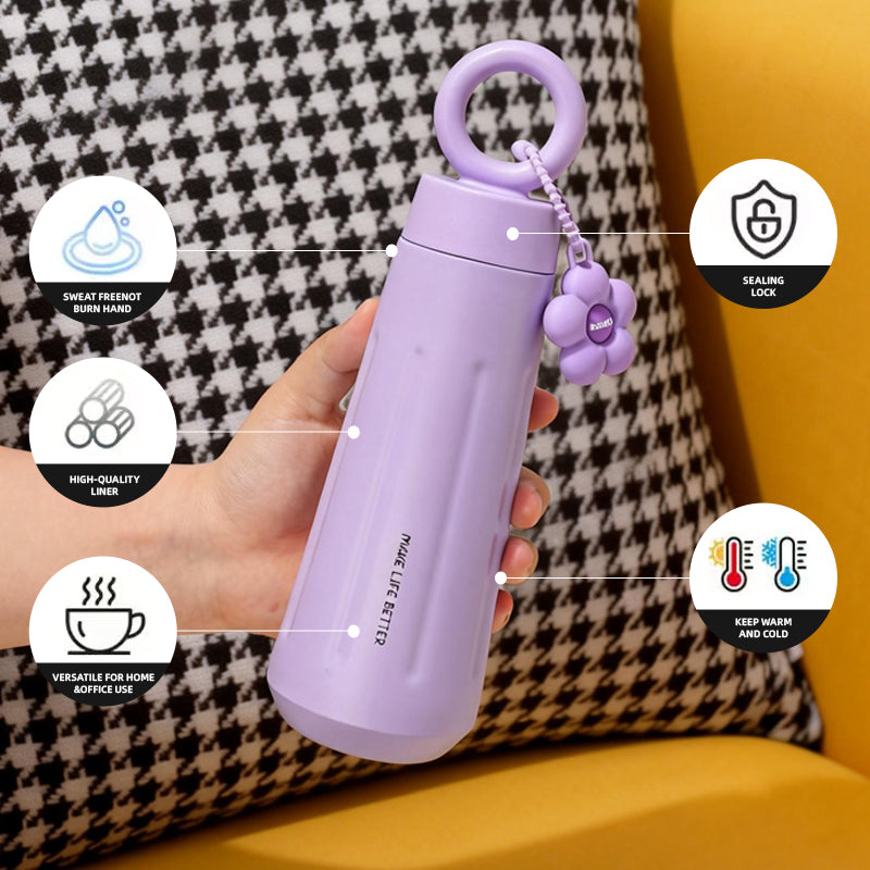 2026 Women's Elegant Portable Thermos Water Bottle Buy 2 Pcs Only Rs1399