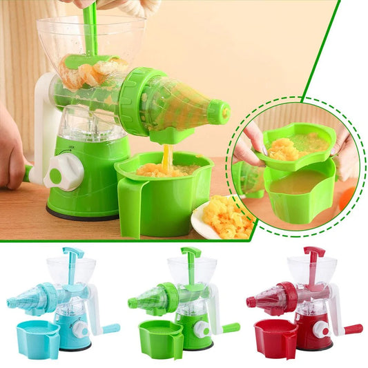 🍊🔧 Hand-Cranked Manual Juicer | Fresh Fruit Squeezer for Healthy Living 🧃💪