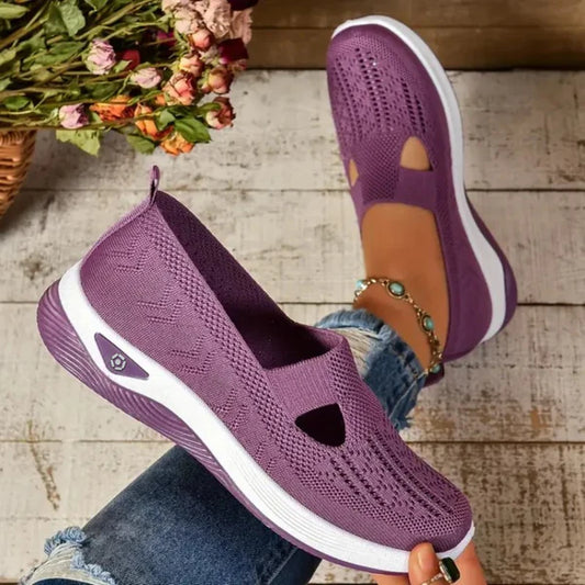 👟 Women's Orthopedic Walking Sneakers 💨 | Casual, Breathable, Slip-On Comfort Shoes for Daily Support 💗