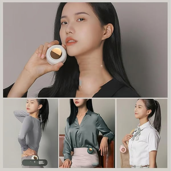 ❄️ Stay Cool Anywhere | Portable Silent Mini Bladeless Electric Fan💖