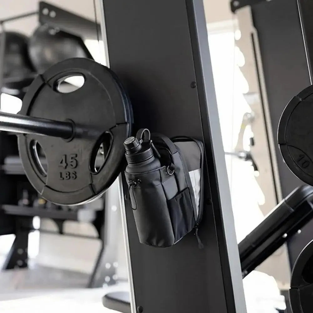 🎒 Magnetic Gym Bag with Bottle Holder 🧲💧 | Stylish Messenger Bag for Workout & Daily Use 💪👜