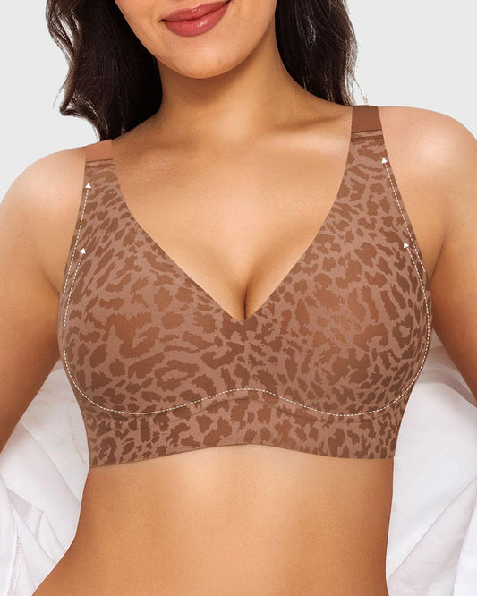 💜🔥Seamless Deep V Push Up Wireless Bra 3.0 ✨🌟
