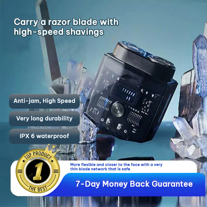 🪒 Mini Portable Shaver ✨ | Compact, USB Rechargeable & Travel-Friendly 🚀
