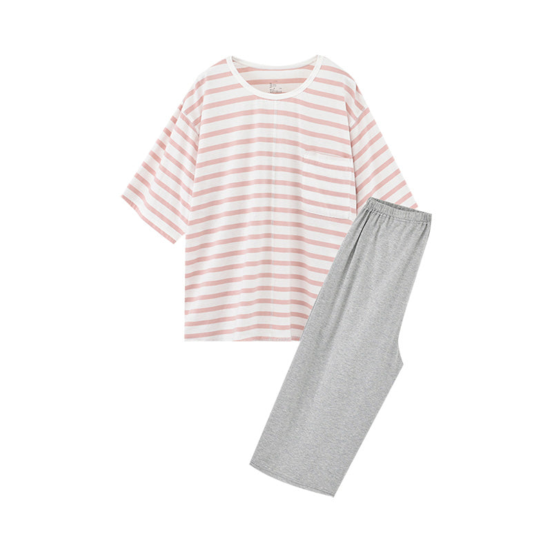 🏡 Striped Home Clothes 👕🌿 | Comfortable & Stylish Loungewear for Everyday Relaxation