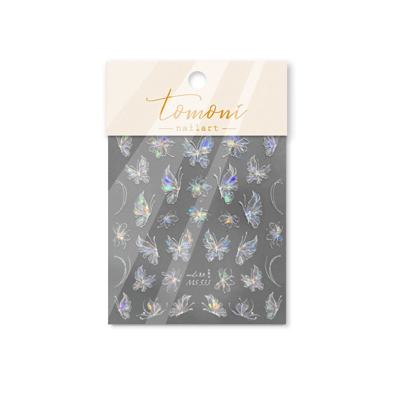 Less than 350🦋 Butterfly Nail Art Stickers ✨ | Easy DIY Nail Decoration, Long-Lasting & Stylish 💅