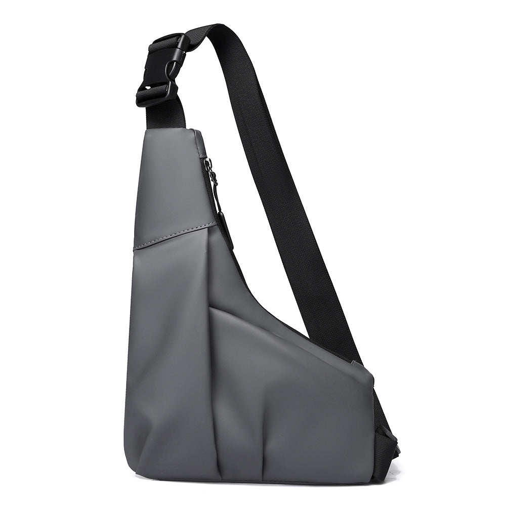 🎽 Waterproof Chest Belt Bag | Adjustable Running Fanny Pack 📱🎒 | Compact Triangle Chest Phone Holder with Shoulder Straps for Jogging & Travel 🏃‍♂️✨
