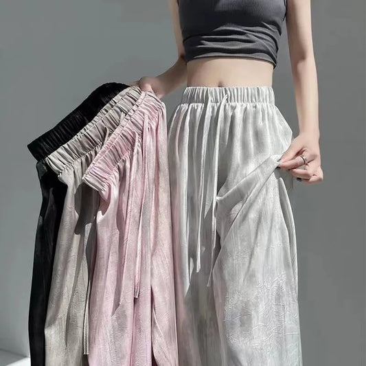 ✨ Women's Casual Tie-Dye Cotton & Linen Wide-Leg Pants 🌈👖 Boho Vibes | Breezy Comfort | Effortless Style