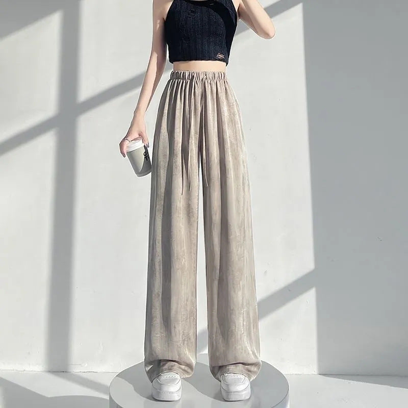 ✨ Women's Casual Tie-Dye Cotton & Linen Wide-Leg Pants 🌈👖 Boho Vibes | Breezy Comfort | Effortless Style