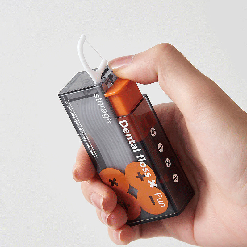 🦷 Portable Dental Floss Organizer 💼 | Safe, Odorless, Travel-Friendly Floss Pick Holder  🌸