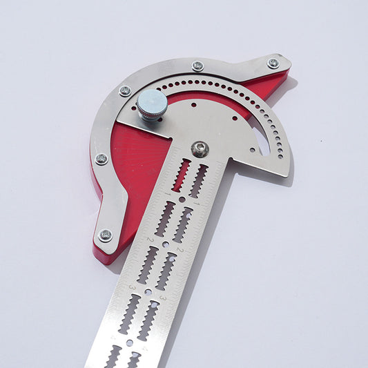 📐Protractor Angle Finder Kit | 🪵 Multifunction T-Square & Metal Ruler Set for Woodworking & DIY Projects 🔧✨