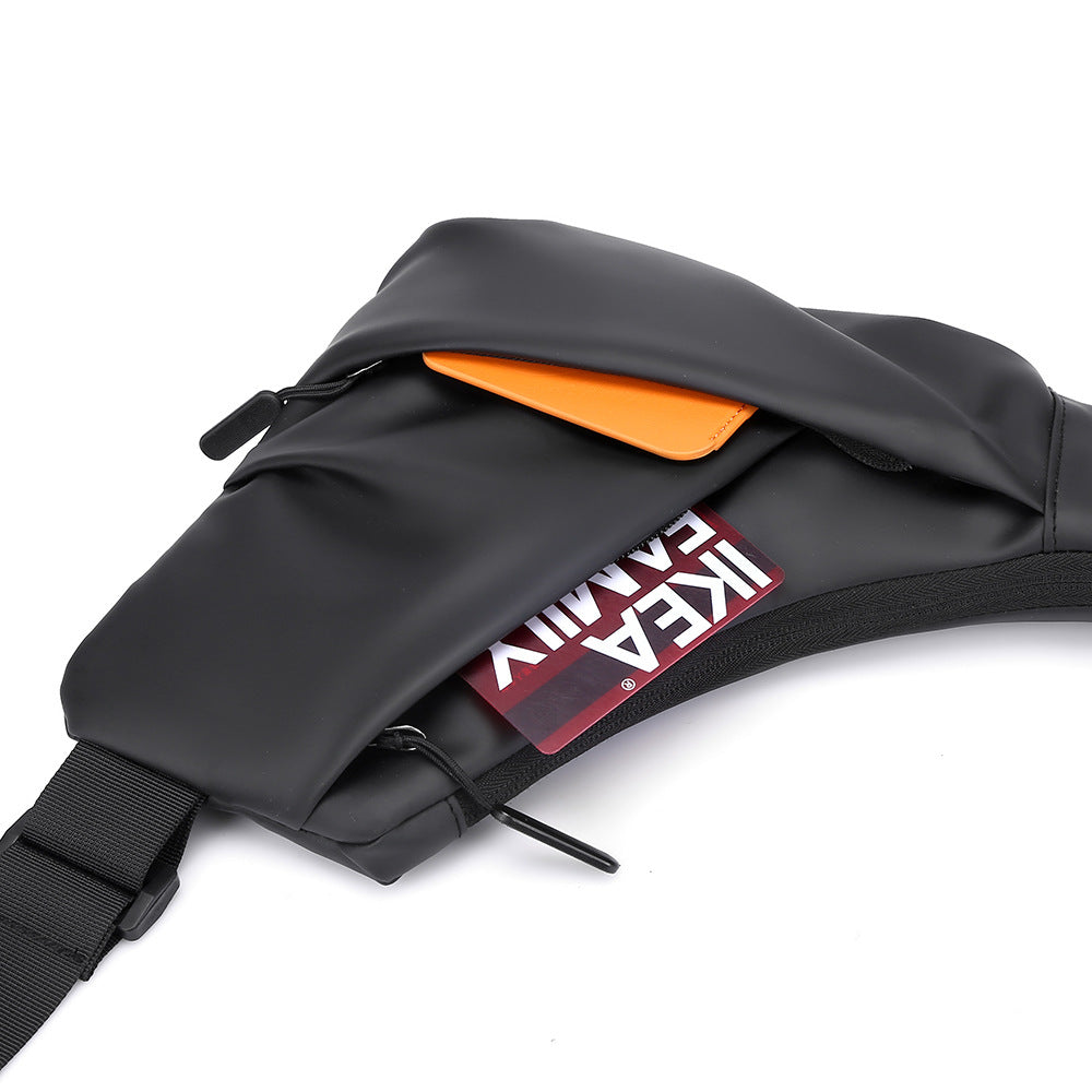 🎽 Waterproof Chest Belt Bag | Adjustable Running Fanny Pack 📱🎒 | Compact Triangle Chest Phone Holder with Shoulder Straps for Jogging & Travel 🏃‍♂️✨