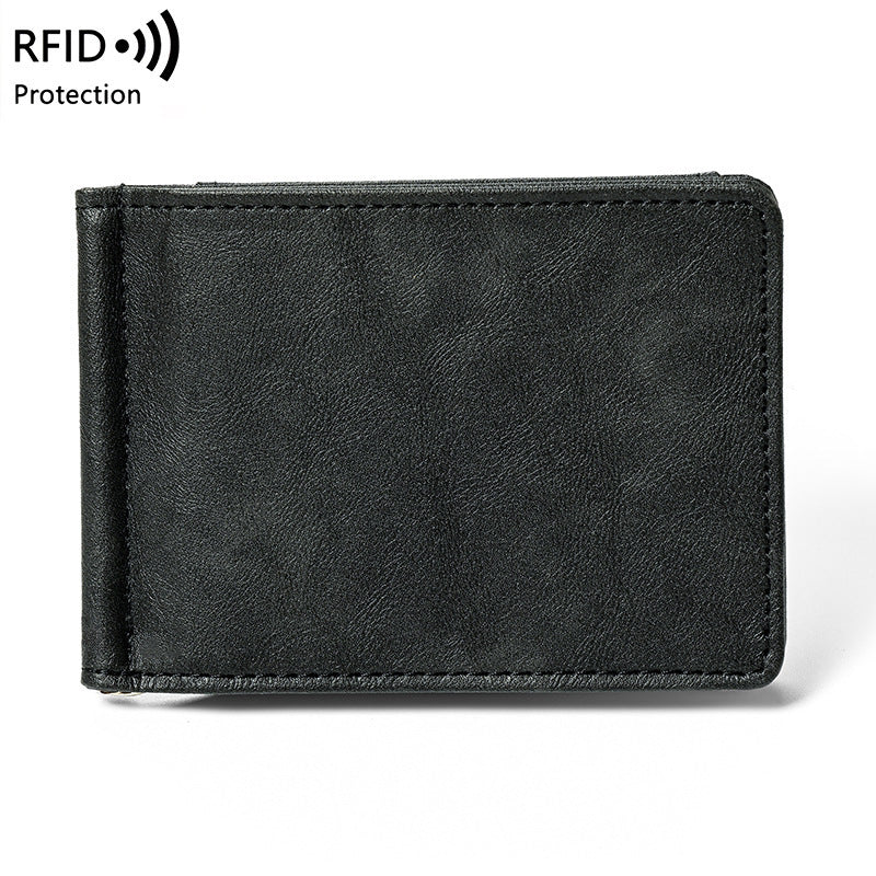 🧔💼 Men's Slim Leather Wallet with Belt Clip | Ultra-Thin Cash & Card Holder 👌💳