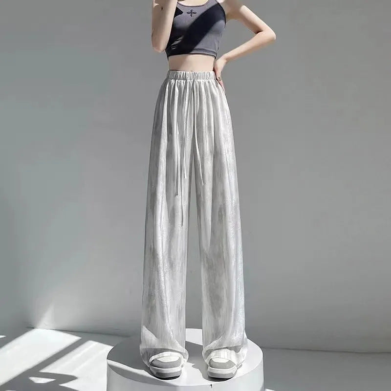 ✨ Women's Casual Tie-Dye Cotton & Linen Wide-Leg Pants 🌈👖 Boho Vibes | Breezy Comfort | Effortless Style