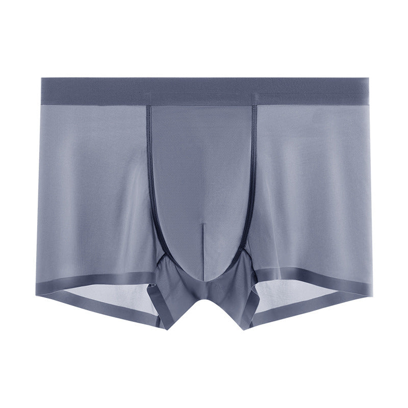 ❄️ Men's Ice Silk Boxer Briefs | Ultra-Soft, Breathable & Cooling Underwear 👕✨