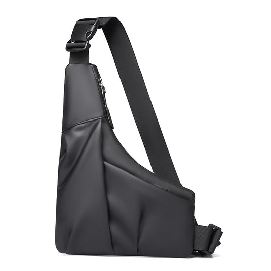 🎽 Waterproof Chest Belt Bag | Adjustable Running Fanny Pack 📱🎒 | Compact Triangle Chest Phone Holder with Shoulder Straps for Jogging & Travel 🏃‍♂️✨