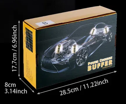 🚗🛡️ 2PCS Universal Car Shock Absorber Buffers | Spring-Type Rubber Bumper Rings – Type A/B/C/D/E/F 🧰✨