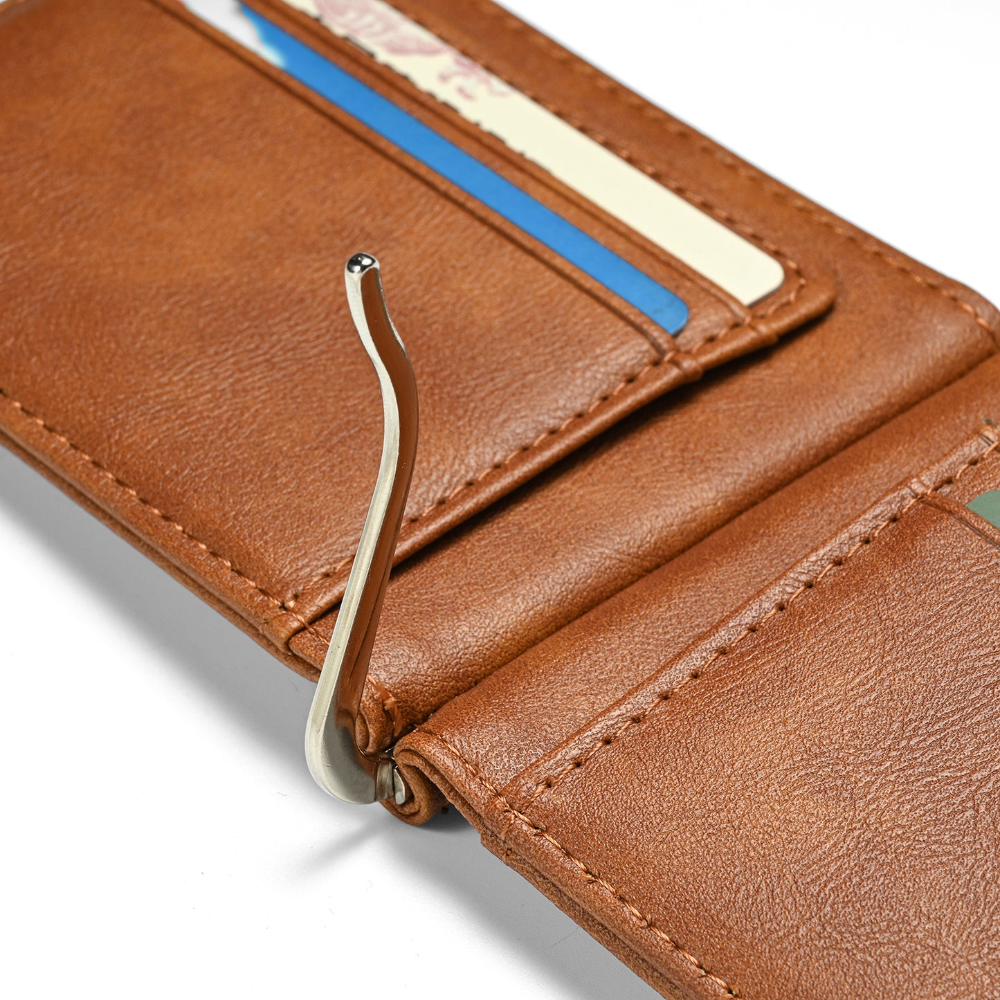 🧔💼 Men's Slim Leather Wallet with Belt Clip | Ultra-Thin Cash & Card Holder 👌💳
