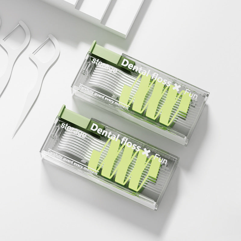 🦷 Portable Dental Floss Organizer 💼 | Safe, Odorless, Travel-Friendly Floss Pick Holder  🌸