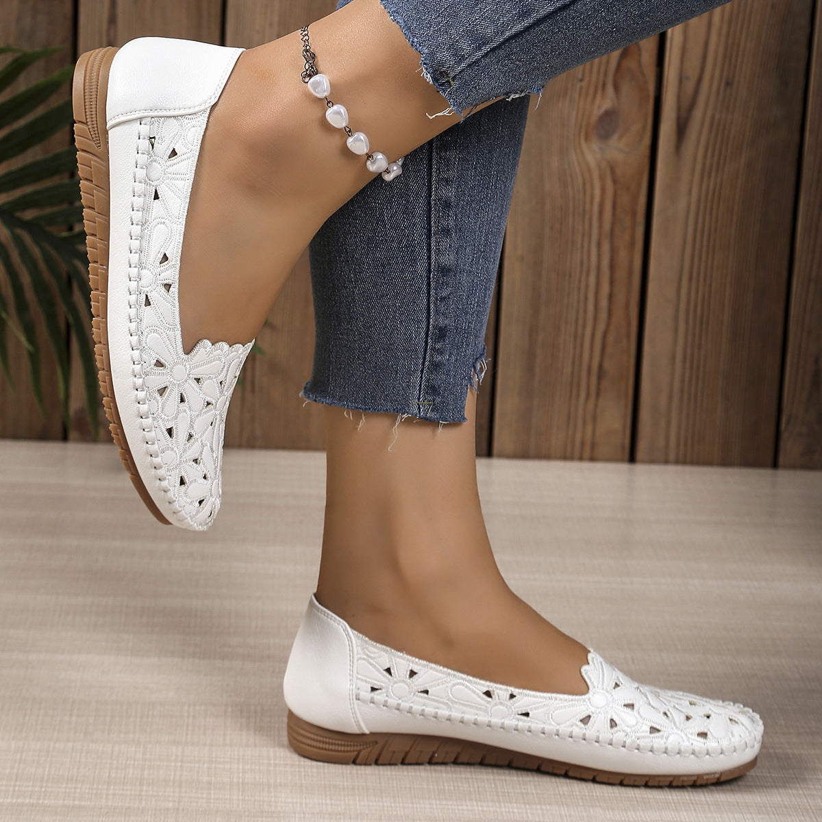 🌬️👟 Effortless Comfort All Day Long Openwork Comfortable Loafers💕