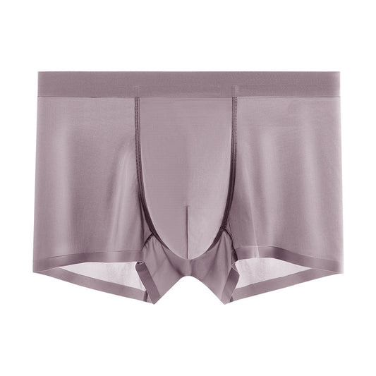 ❄️ Men's Ice Silk Boxer Briefs | Ultra-Soft, Breathable & Cooling Underwear 👕✨
