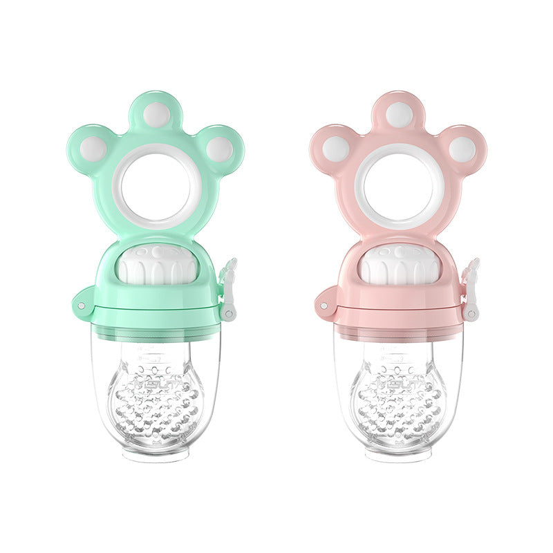 👶 Baby Fruit Feeder Pacifier 🍓 | 3 Size Mesh Silicone Bags for Safe & Fun Self-Feeding 🍼🧡