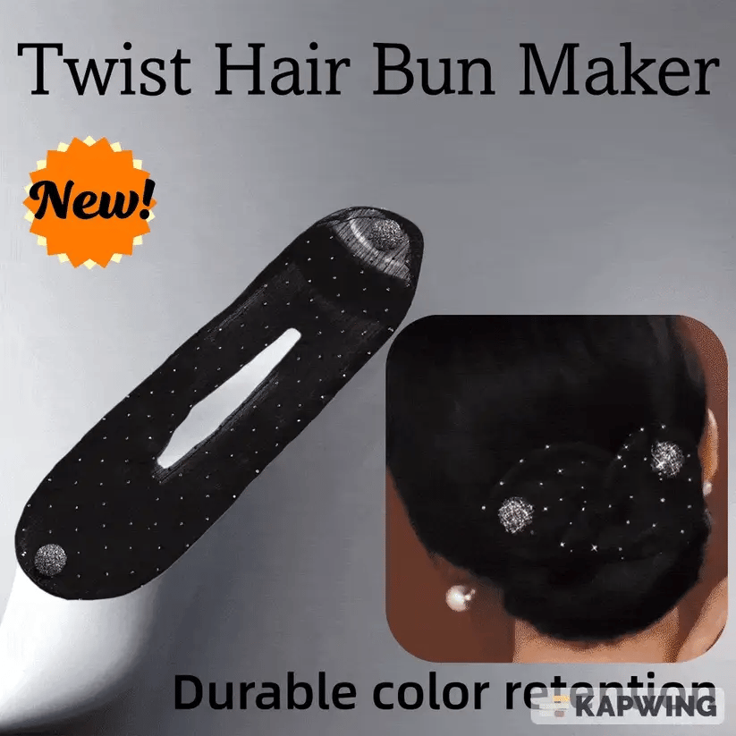 💁‍♀️✨ Twist Hair Bun Maker – Effortless & Chic Hairstyles in Seconds! 💖