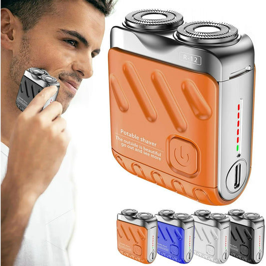 🧔✨ Mini Portable Suitcase Design Beard Shaver – Compact & Stylish for Every Man! 💼