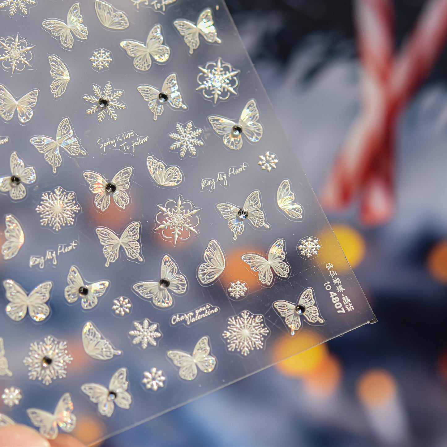 Less than 350🦋 Butterfly Nail Art Stickers ✨ | Easy DIY Nail Decoration, Long-Lasting & Stylish 💅
