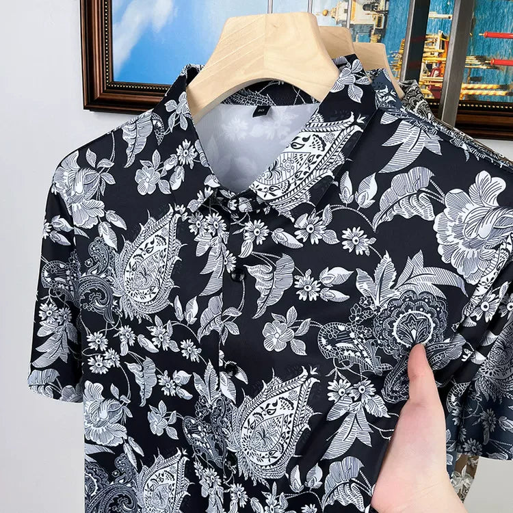 🌸 Stylish Floral Shirt 👕 | Casual, Lightweight & Perfect for Summer Vibes 🌞🌴