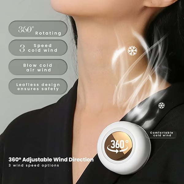 ❄️ Stay Cool Anywhere | Portable Silent Mini Bladeless Electric Fan💖