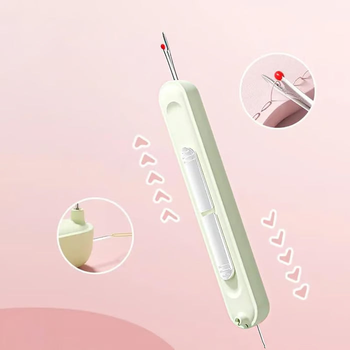 🪡✂️ 2-in-1 Needle Threader & Seam Ripper Tool | Must-Have for Sewing & Stitching Lovers!🧵