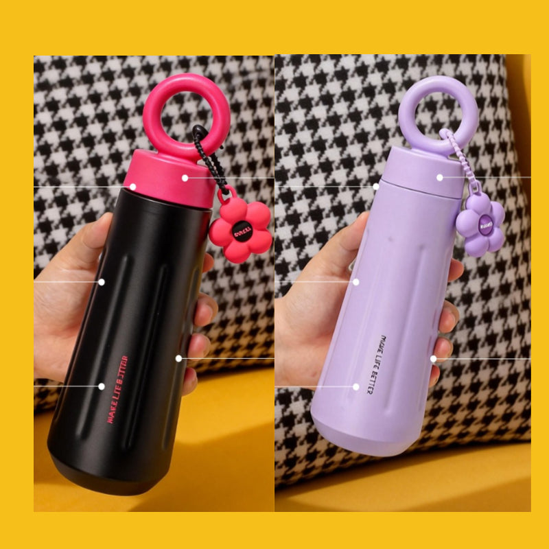 2026 Women's Elegant Portable Thermos Water Bottle Buy 2 Pcs Only Rs1399