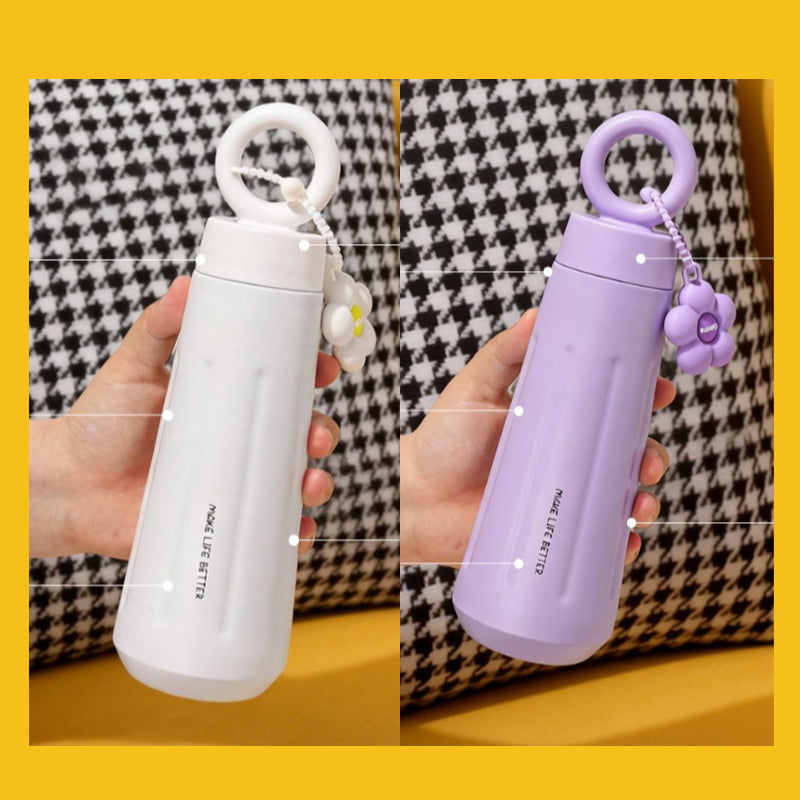 2026 Women's Elegant Portable Thermos Water Bottle Buy 2 Pcs Only Rs1399