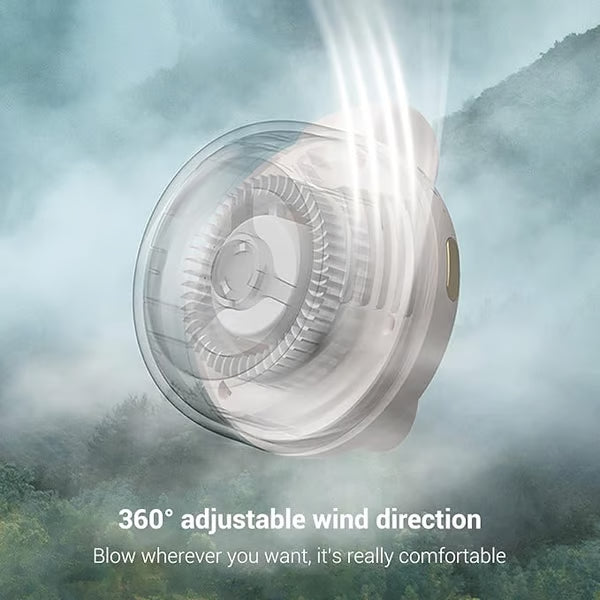 ❄️ Stay Cool Anywhere | Portable Silent Mini Bladeless Electric Fan💖