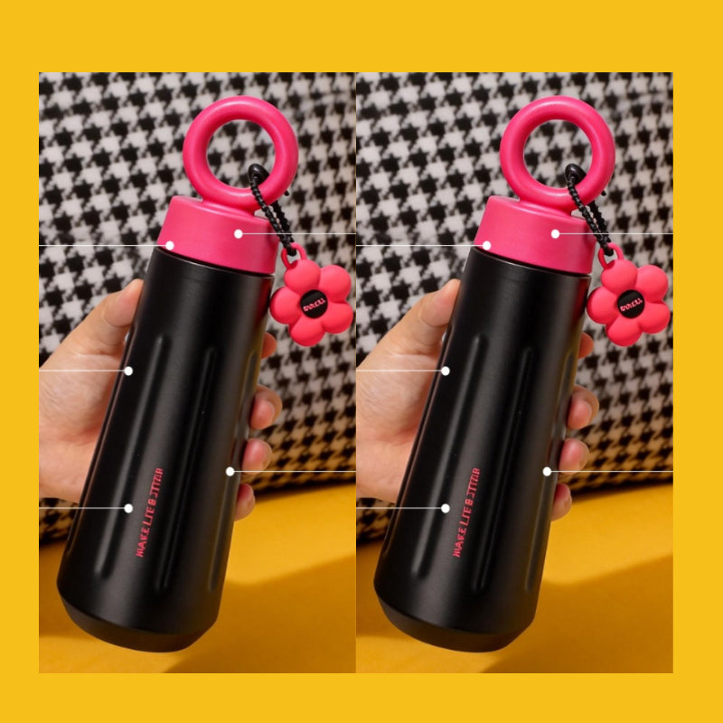 2026 Women's Elegant Portable Thermos Water Bottle Buy 2 Pcs Only Rs1399