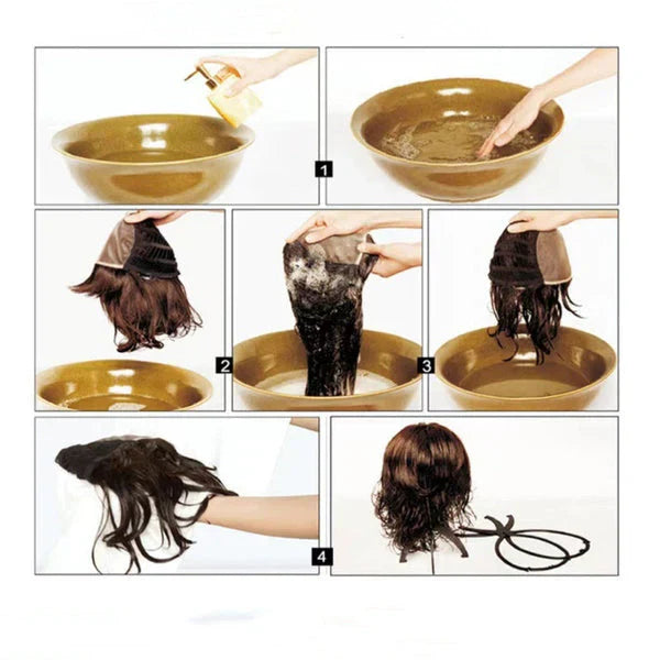 💜 LAST DAY PROMOTION 💜Curly Wavy Frizzy Hair Extension with Ponytail