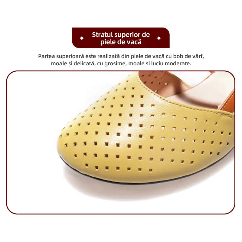 👡🎊Closed-Toe Low Heel Sandals with Soft Sole🎊