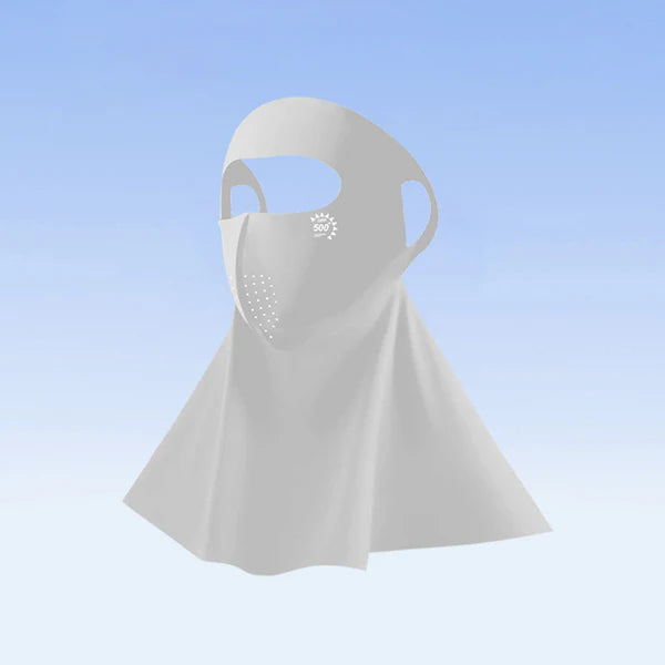 Breathable & Cooling Full Face Sun Mask with Neck Cover