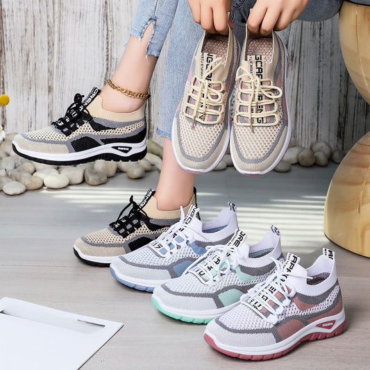 Women's Casual Lace-Up Running Shoes